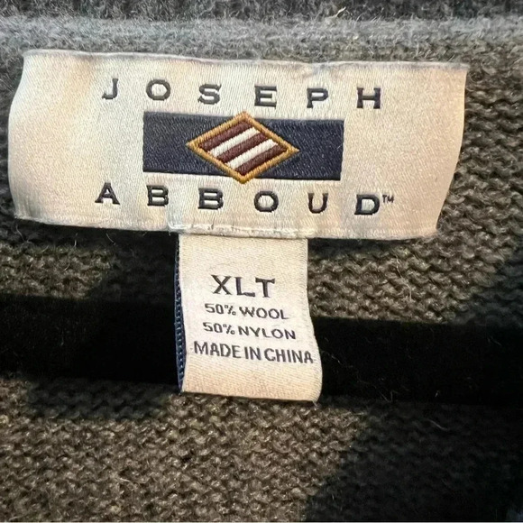 Joseph Abboud men’s sweater sz XLT Wool blend $5 - Picture 3 of 4